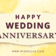 Wedding Anniversary Wishes