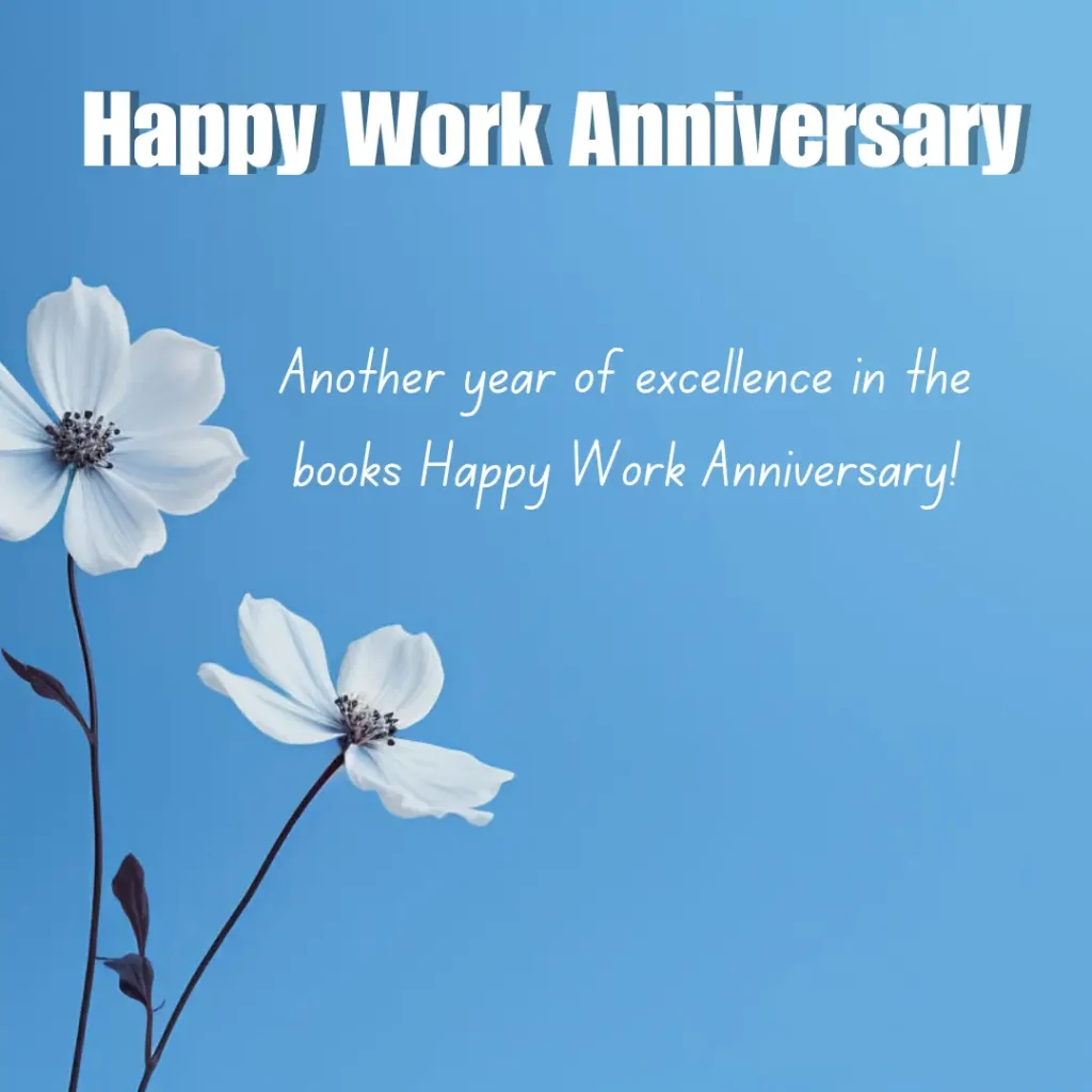 Happy Work Anniversary Messages and Wishes