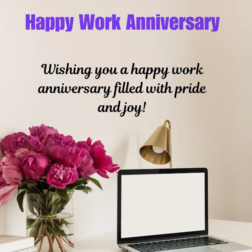 Happy Work Anniversary Messages and Wishes